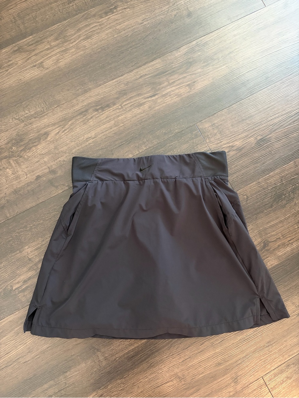 Nike Golf Womens Dri Fit Skort small Black Pockets Stretch Athleisure Tennis
